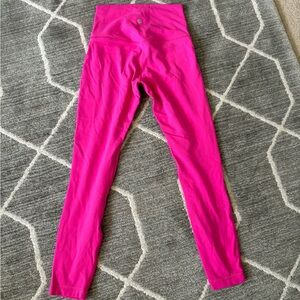 Sonic pink lululemon leggings